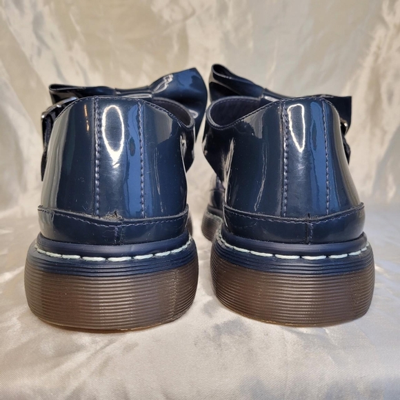 Dr. Martens x Agyness Deyn Aggy Bow sandals in Blue - Picture 4 of 7